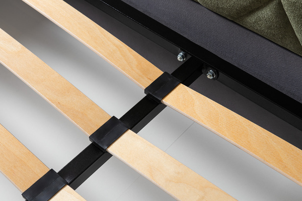 Кровать Марион 180 велюр OCEAN 012 темно-зеленый с ортопедическим основанием и подъемным механизмом (спальное место 180 х 200)