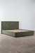 Кровать Марион 160 велюр OCEAN 012 темно-зеленый с ортопедическим основанием и подъемным механизмом (спальное место 160 х 200)