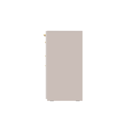 Комод Ричфорд 16.235 кашемир 5981 BS, моно керамика D166-2 ПВХ, белый PE шагрень