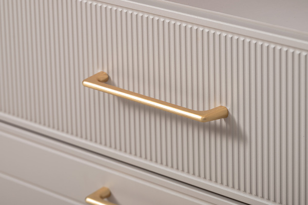 Гостиная Ричфорд композиция 1 без карнизов, кашемир 5981 BS, моно керамика D166-2 ПВХ, белый PE шагрень (собирается на любую сторону)